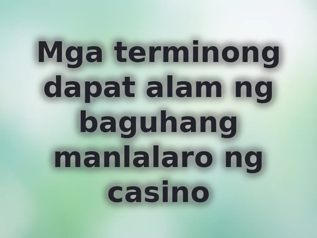 Terms Dictionary