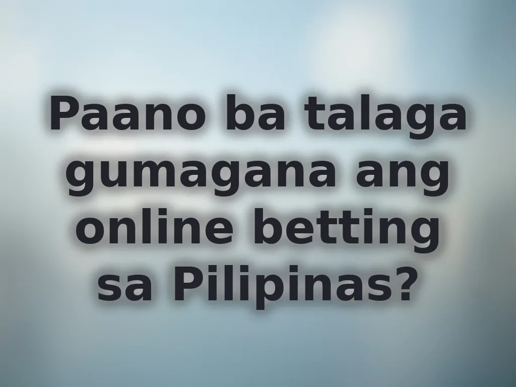 Online betting system PH